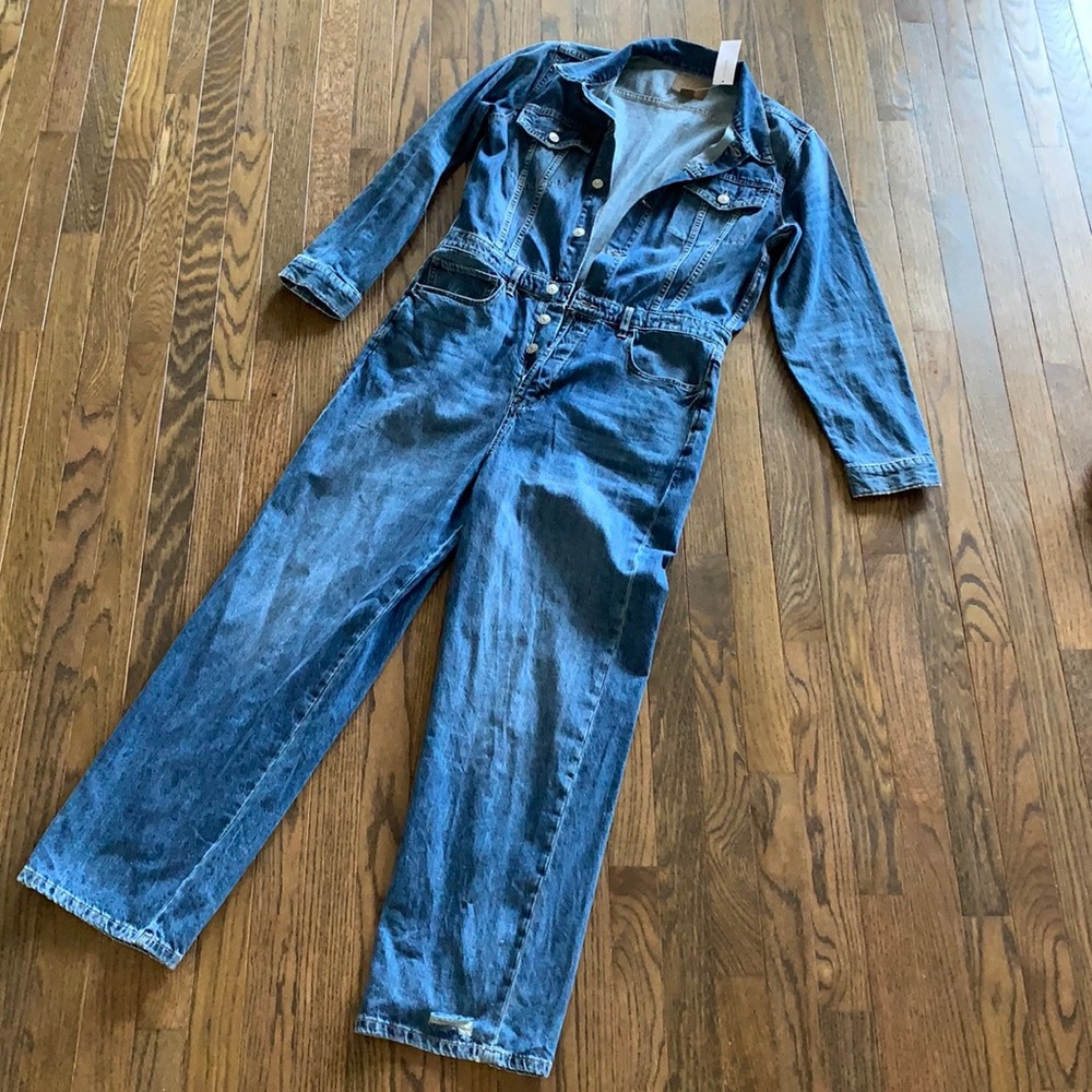 American Eagle Denim Jumpsuit